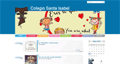 Desktop Screenshot of colegiosantaisabel.net